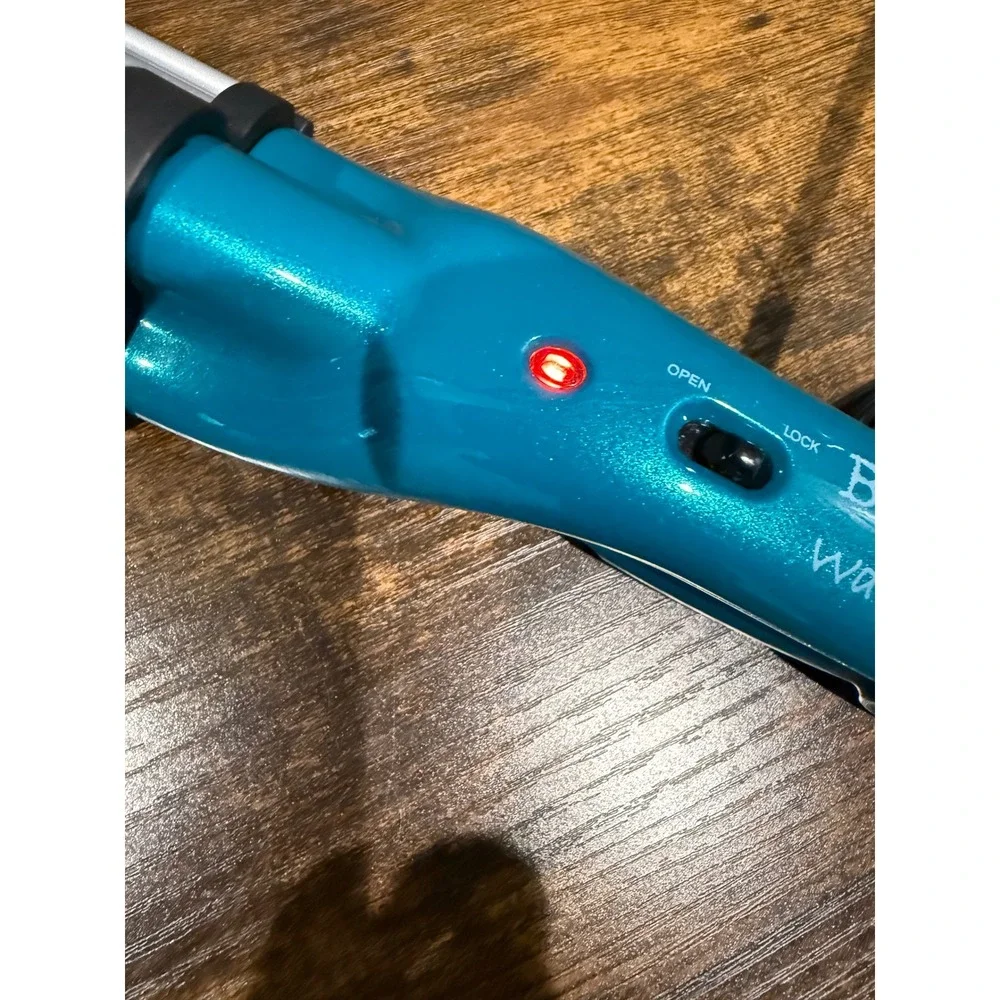 Bed Head TIGI Wave Artist Deep Waver BH305 Teal Blue Ceramic Hair Curler Crimper